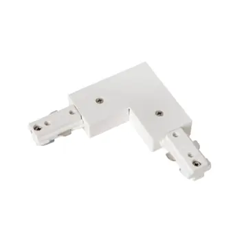 Lucide 1-fase L-koppelstuk links trackverlichting wit