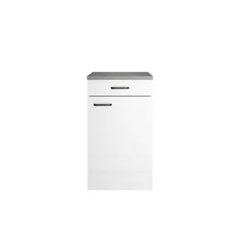 Optifit onderkast 50cm - 1 lade, 1 deur, werkblad en verstelbare inlegplank