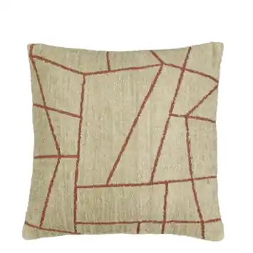 Lines kussen taupe - l45xb45xh10cm