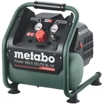 Metabo 18V Li-Ion accu compressor Power 160-5 18 LTX BL OF koolborstelloos