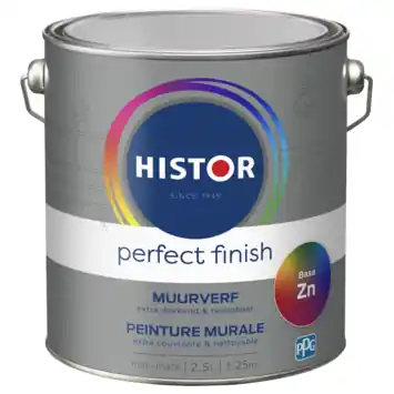 Histor Perfect Finish muurverf mat 2,5 liter