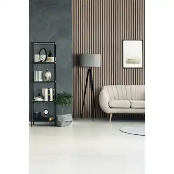 Lattenwand Brisbane vergrijsd walnoot 260 x 52,6 cm dikte 18,5 mm (2 stuks)
