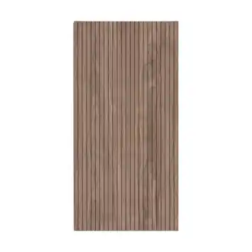 Lattenwand flexibel walnoot 260x52,5 cm, dikte 6,5 mm - 2 stuks per pak