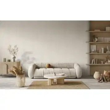 Lattenwand vilt beige 260 x 52 cm dikte 8 mm 2,70 m²