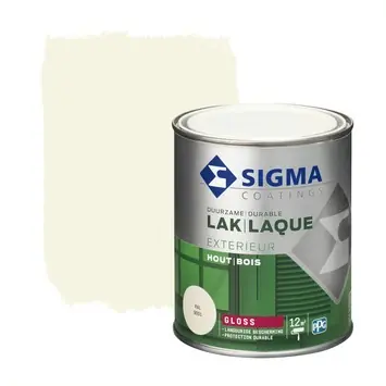 Sigma Exterieur buitenlak hoogglans RAL 9001 crème wit 750 ml