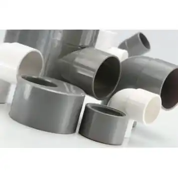 Martens PVC bocht 45° grijs 2x mof 75 mm