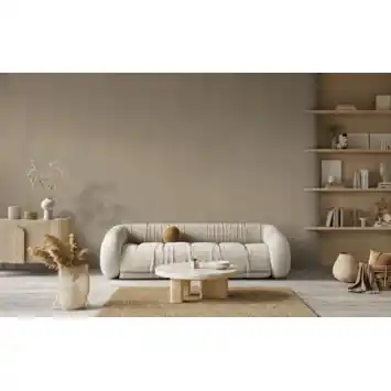 Lattenwand vilt taupe, 260x52 cm, dikte 8mm 2.70m²