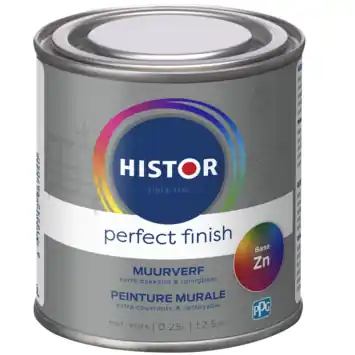 Histor Perfect Finish kleurtester muurverf mat 250 ml