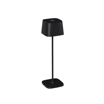 Konstsmide tafellamp Capri Zwart incl. dimmer en usb snoer