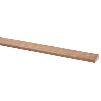 Glaslat hardhout 10x19 mm lengte 270 cm