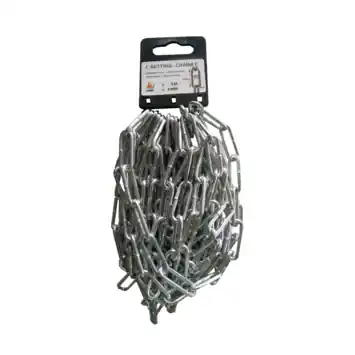 Ledent ketting korte schakel c-30 gesmeed 5 m