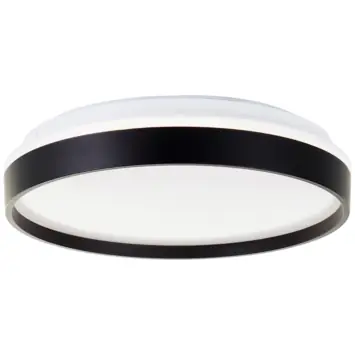 Brilliant plafondlamp Britt zwart ø33cm 3 standen dimbaar