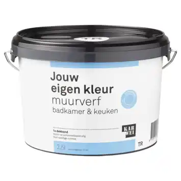 KARWEI Muurverf badkamer & keuken mat 2,5 liter