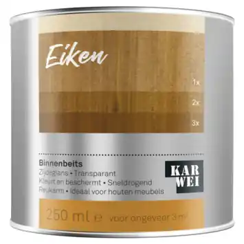 KARWEI binnenbeits transparant eiken 250 ml