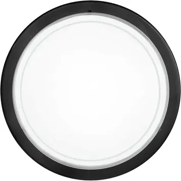 Eglo plafonnière Planet zwart/glas