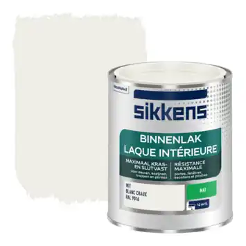 Sikkens binnenlak mat RAL 9016 wit 750 ml