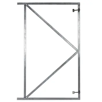 Poortframe verzinkt staal 155 x 100 cm