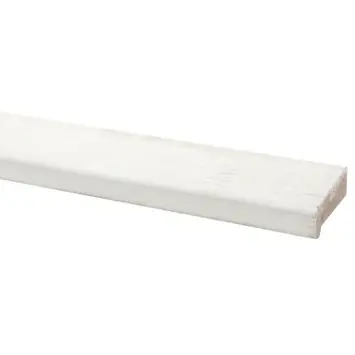 Glaslat hardhout 18x52 mm lengte 270 cm gegrond