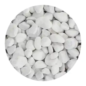 Stonewish Carrara rond 16-25 mm - zak 25 kg