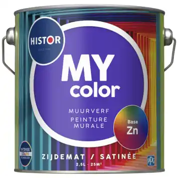 Histor MY Color muurverf zijdemat 2,5 liter