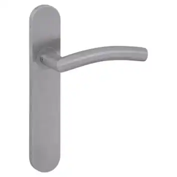 Novidade deurkrukset Hera ovaal blind schild RVS