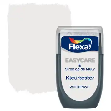 Flexa Strak op de muur Easycare kleurtester mat wolkenwit 30 ml