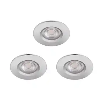Philips inbouwspots Dive chroom set van 3