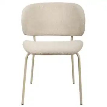 KARWEI eetkamerstoel Lola beige bouclé stof