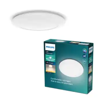 Philips Cinnabar plafondlamp rond met geïntegreerde LED 6W Ø25 cm