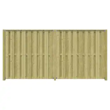 Schutting startpakket Royal grenen hout 3,8 m lang