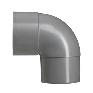 Martens PVC bocht 90° grijs mof/verjongd 60 mm