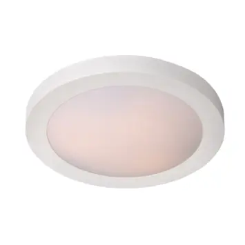 Lucide plafonnière Fresh E27 ø 27 cm wit