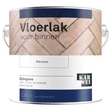 KARWEI vloerlak zijdeglans kleurloos 2,5 liter