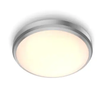 Philips LED plafondlamp Doris nikkel 6W 2700K
