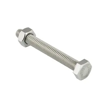 KARWEI zeskantbout voldraad rvs M8x20 mm 8 stuks