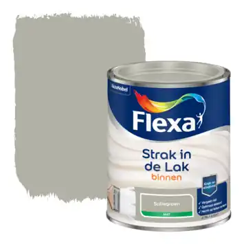 Flexa Strak in de Lak binnenlak mat saliegroen 750 ml