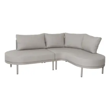 Loungeset tuin Mila beige staal