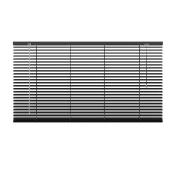 KARWEI aluminium jaloezie 25 mm zwart (kleurnr. 203) 140x250 cm (bxh)