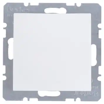 Berker S.1 afdekplaat wit