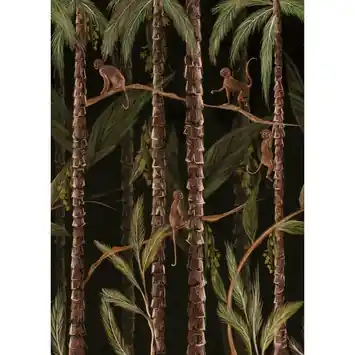 Fotobehang monkey jungle (dessin 107341)