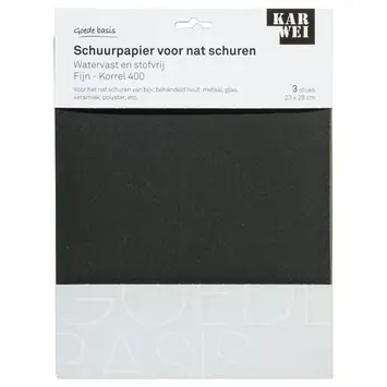 KARWEI waterproof schuurpapier fijn K400