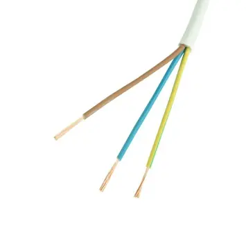 Handson Stroomkabel Rond 3 x 0,75mm² Wit 5 Meter