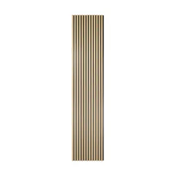 Lattenwand badkamer 260x52 cm licht eiken, dikte 15 mm