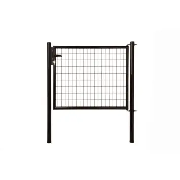 Giardino tuinpoort Napoli RAL 9005 zwart 120 x 125 cm