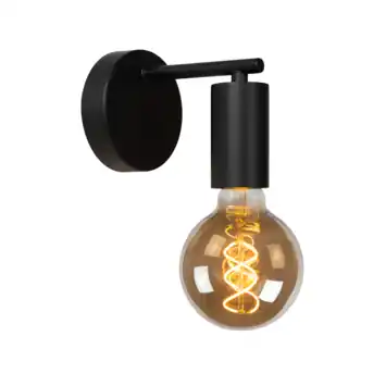 Lucide wandlamp Leanne 40W zwart