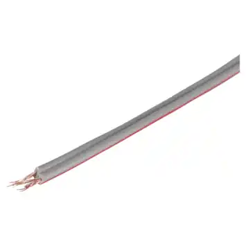 Q-Link luidsprekersnoer 2 x 0,25 mm² 25 meter grijs