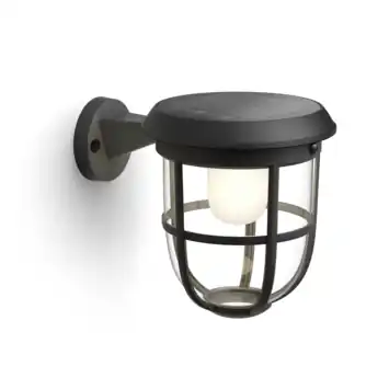 Philips solar wandlamp Linkable Radii zwart met bewegingsensor