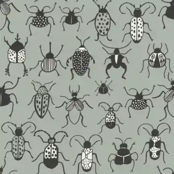 Claas vliesbehang insecten grijs (dessin 552973)