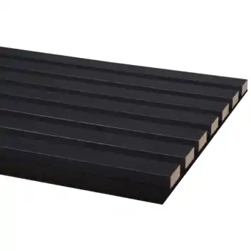 Kleurstaal lattenwand Decowall Acoustic lava eiken 25x30cm