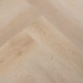 Le Noir & Blanc click PVC Stretto visgraat naturel eiken houtlook incl. geïntegreerde ondervloer
